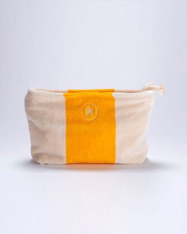 PLACE RESERVEE Gold Toiletry bag