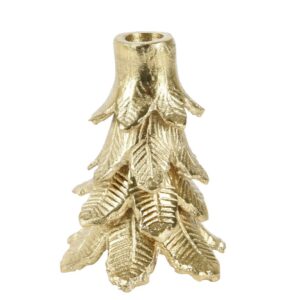 Gold Christmas Tree Candleholder